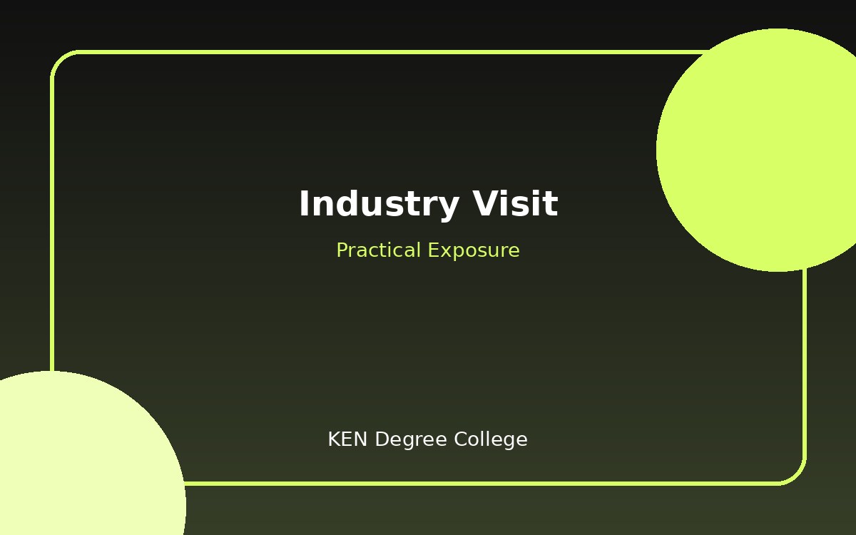 Students at a campus placement and internship session organised by KEN Degree College